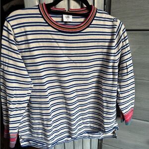 CAbi Striped Cadet Sweater, Style 5830, Medium